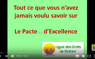 L’école passe-t-elle un pacte (d’excellence) avec le diable?