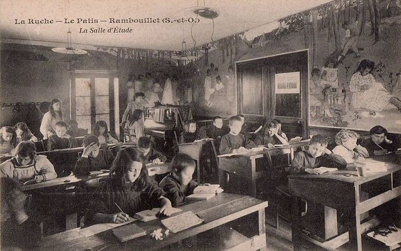 illustration école ancienne