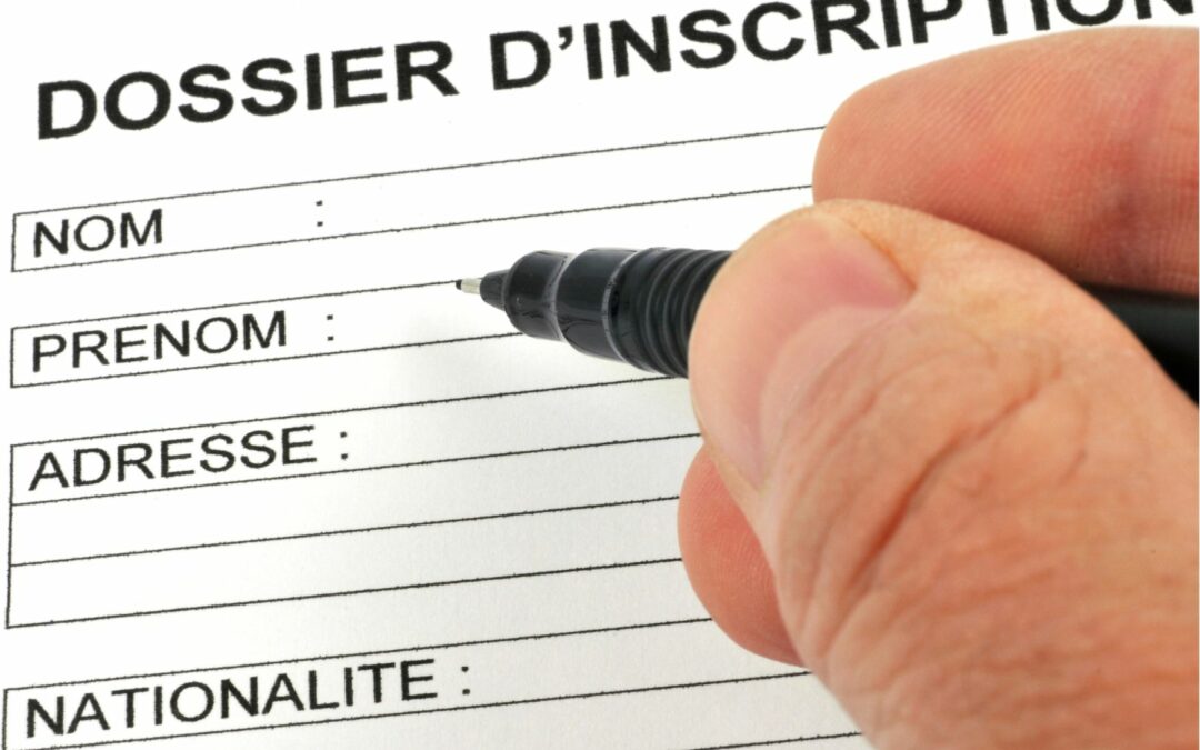 dossier d'inscription