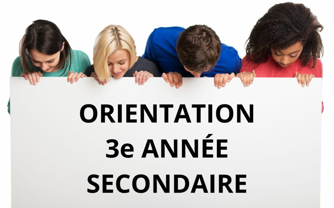 orientation 3e année secondaire