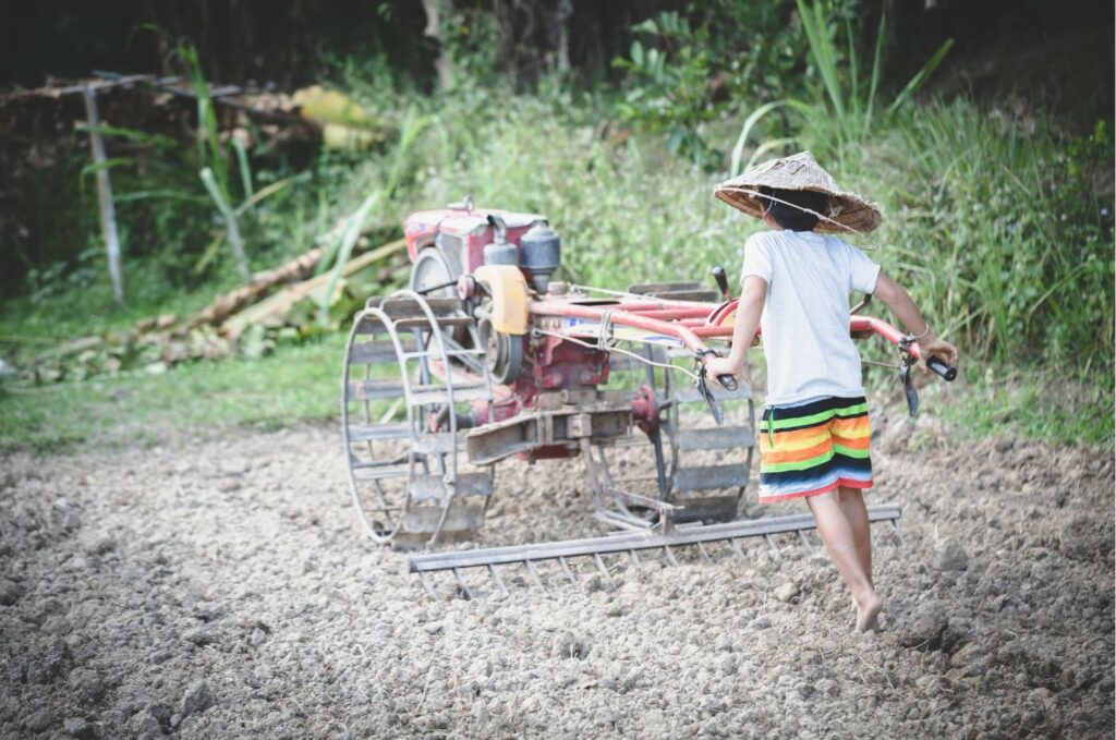 enfant au travail