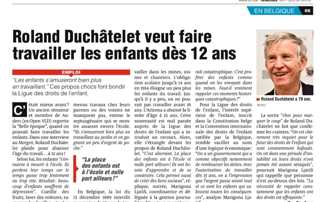 Communiqué de presse